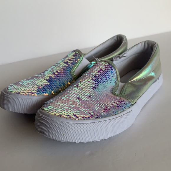 Cat & Jack Mermaid Slip On Shoes - Picture 10 of 13